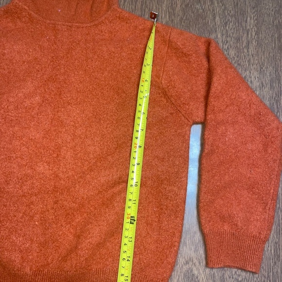 Charter Club 100% Cashmere RustTurtleneck Sweater - Picture 8 of 8